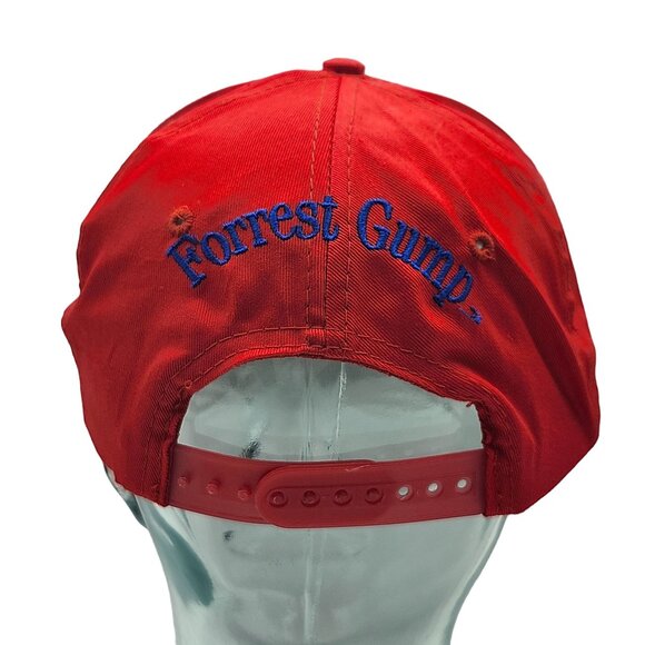 Vintage Bubba Gump Shrimp Company Forrest Red Logo Embroidered Snapback Hat - Picture 5 of 11
